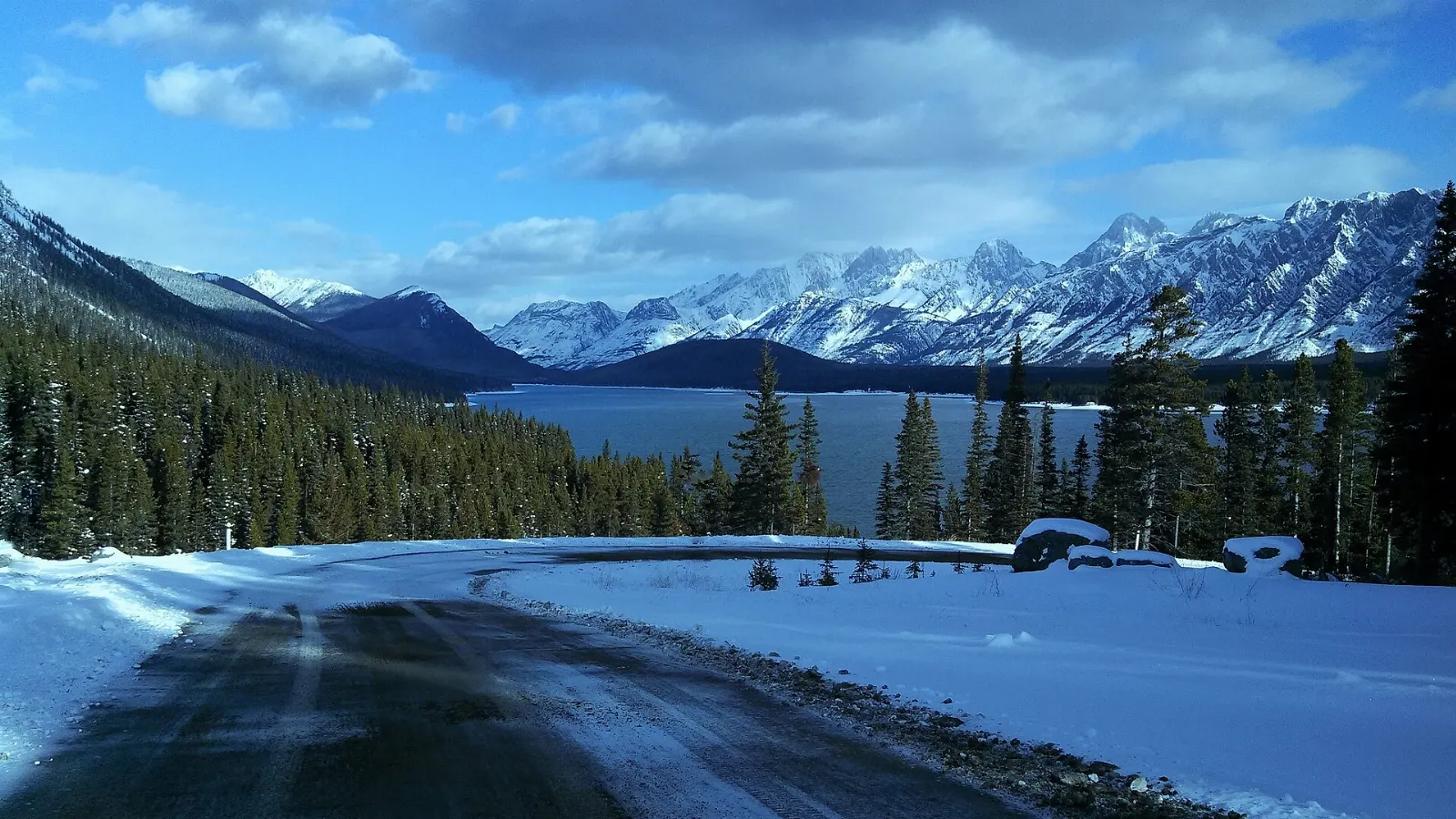 Mountains above the lakes in Peter Lougheed Provincial Park, Kananaskis Country, Alberta