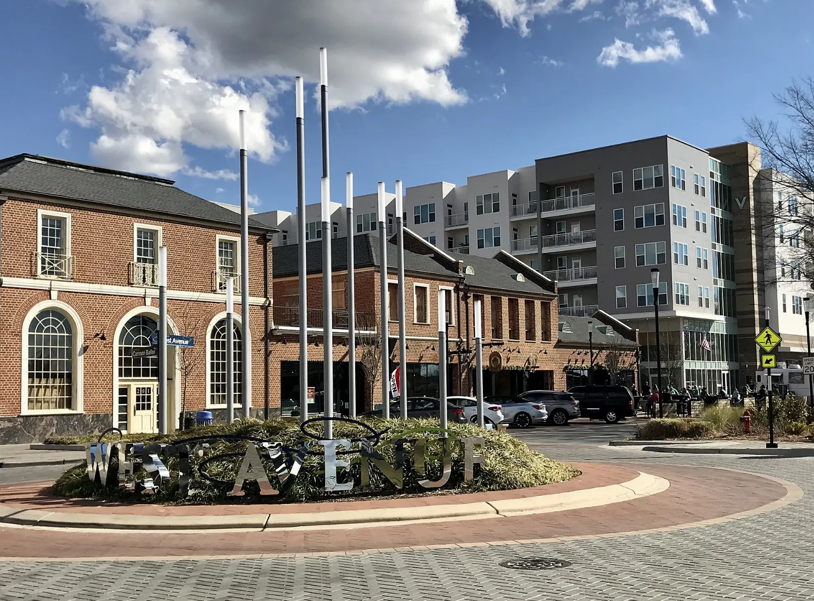 West Avenue in downtown Kannapolis, North Carolina