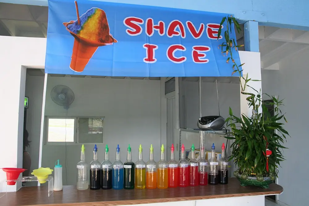 Shave ice in Kauai, Hawaii