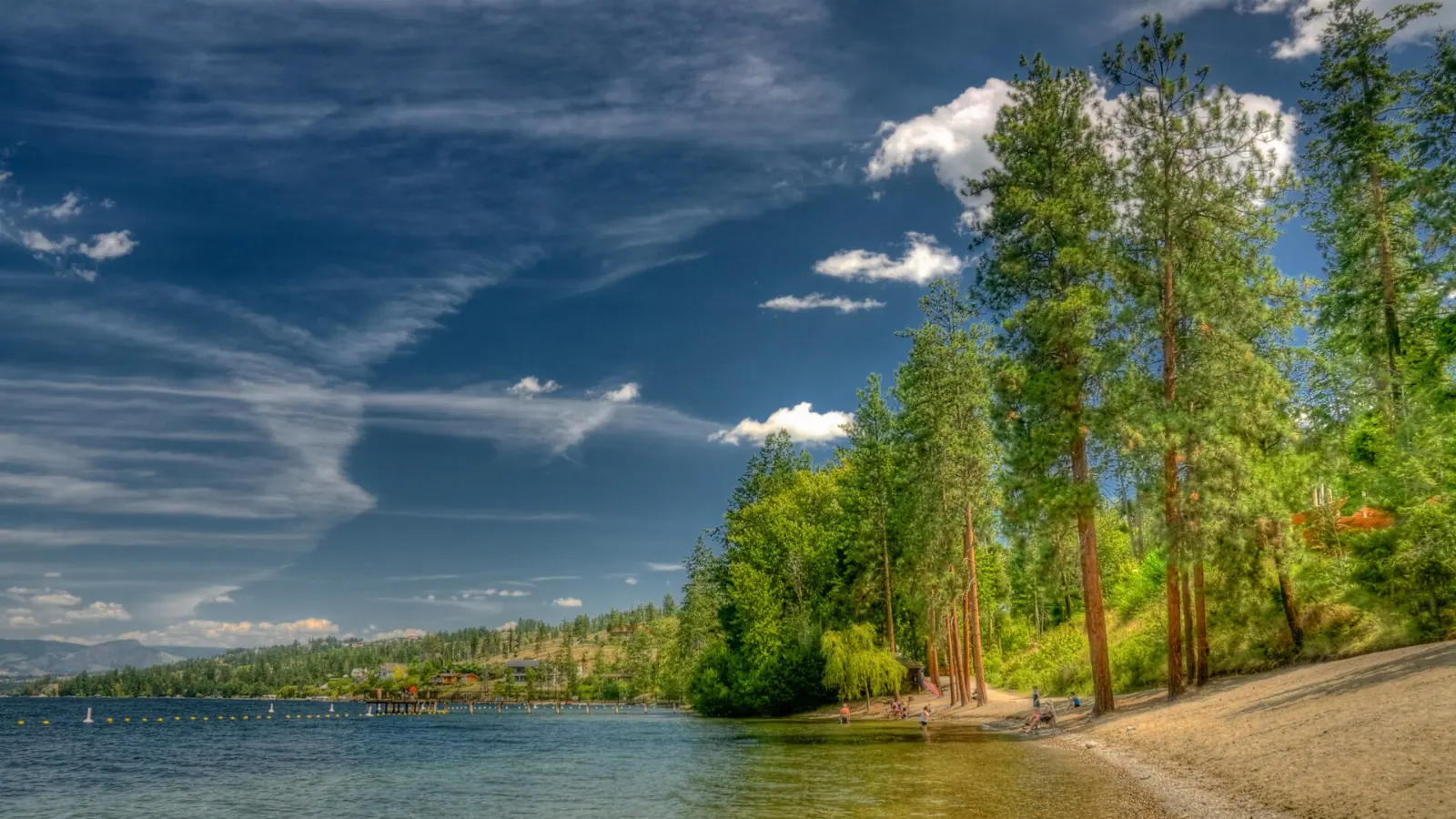 Boyce-Gyro Beach Park, Kelowna, British Columbia, Canada