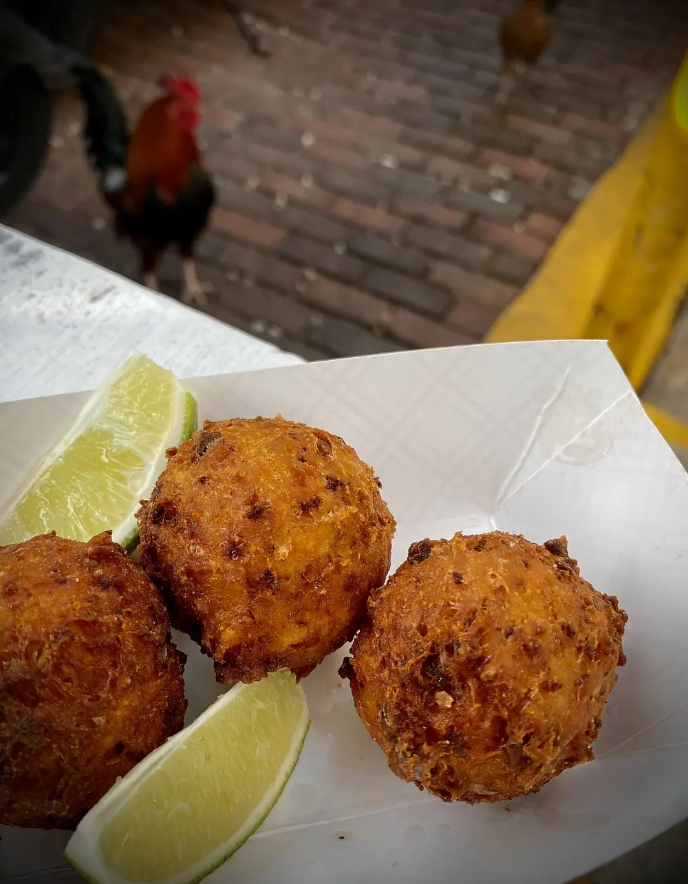 Conch fritters in Key West, Florida