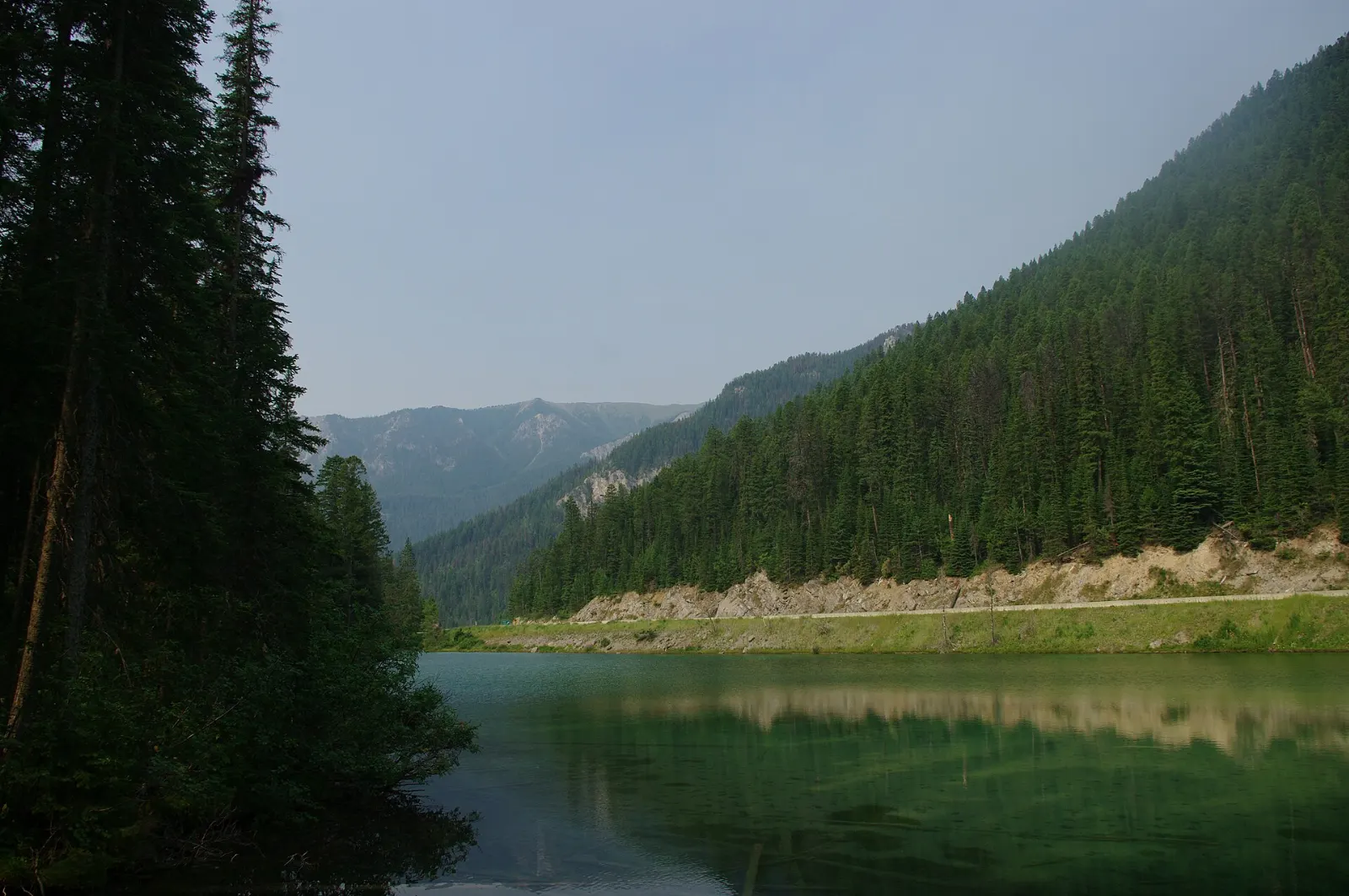 Olive Lake beside Highway 93 in Kootenay National Park, British Columbia