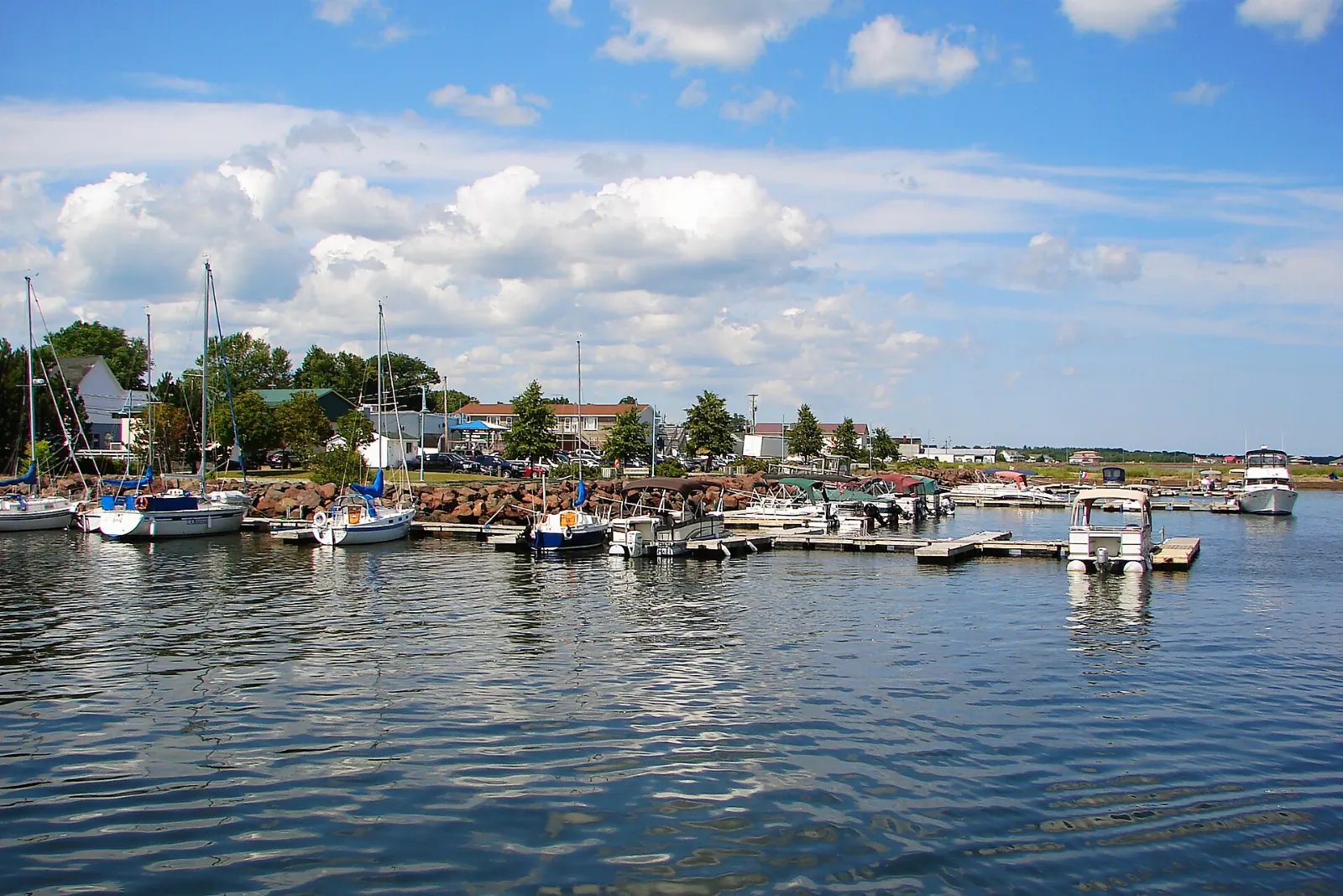 Fishing boats at the wharf in Richibucto, Kouchibouguac National Park, New Brunswick