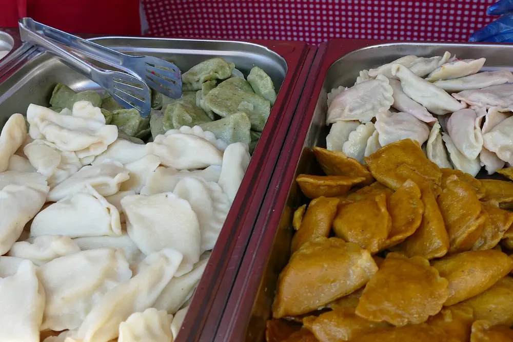 Pierogi in Kraków, Poland