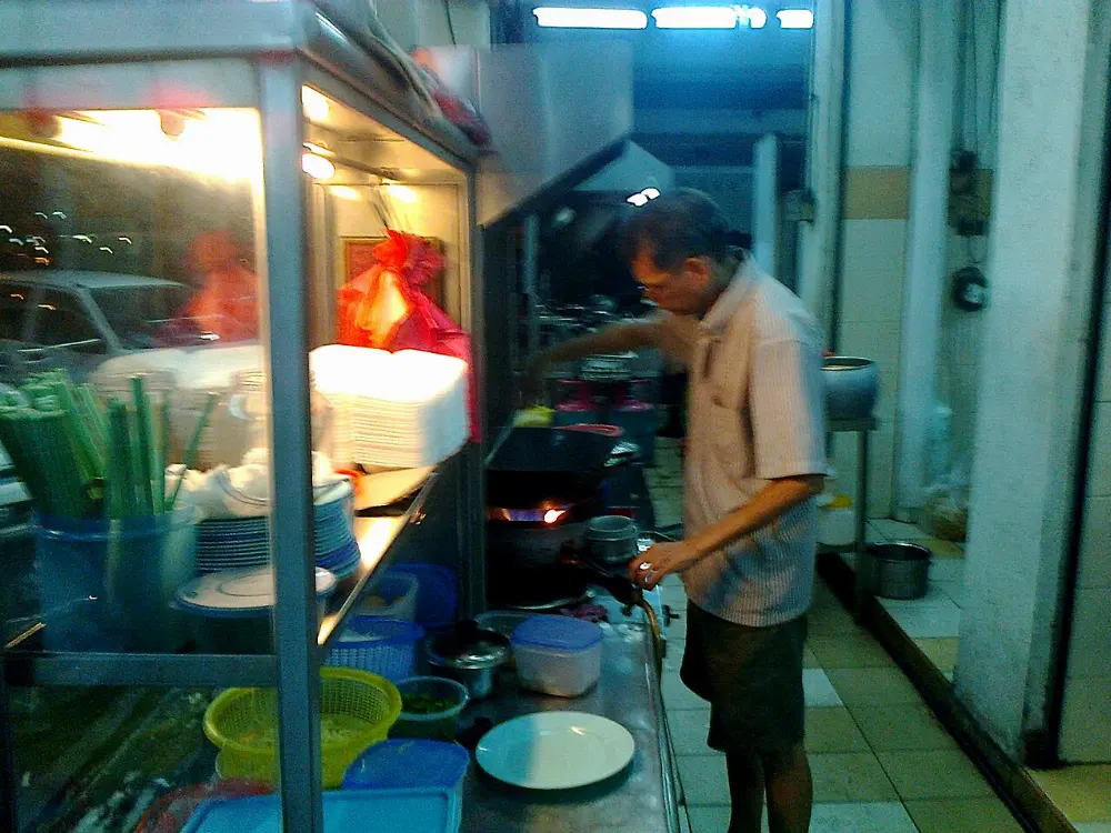 Char kway teow in Kuala Lumpur, Malaysia