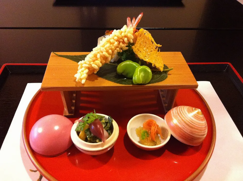 Kaiseki in Kyoto, Japan