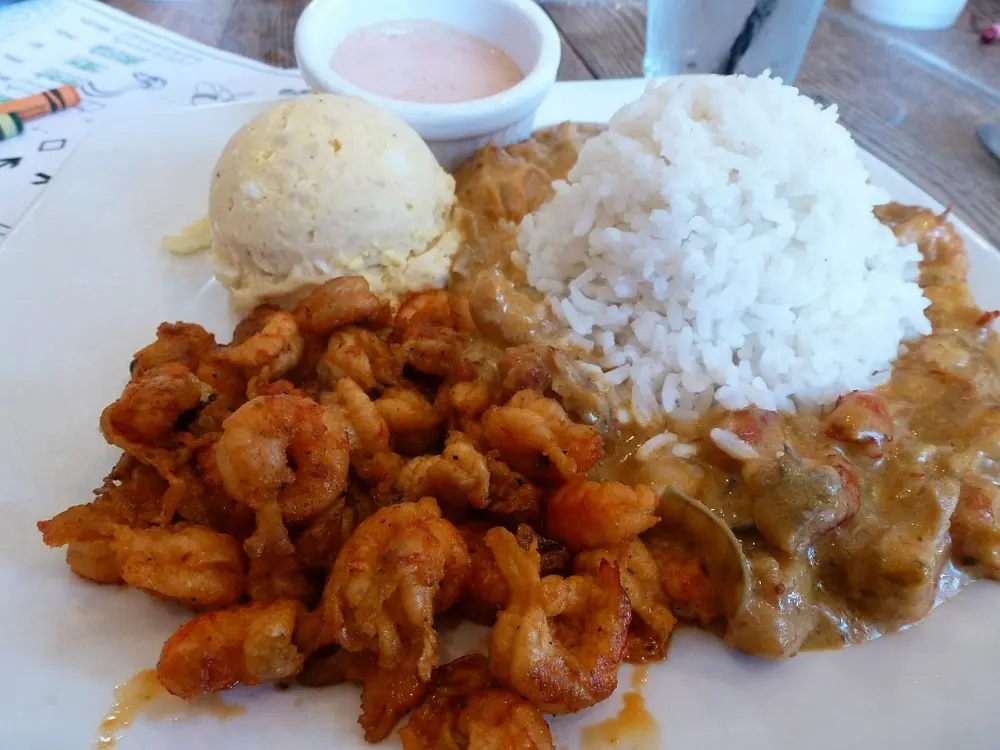 Crawfish étouffée in Lafayette, Louisiana