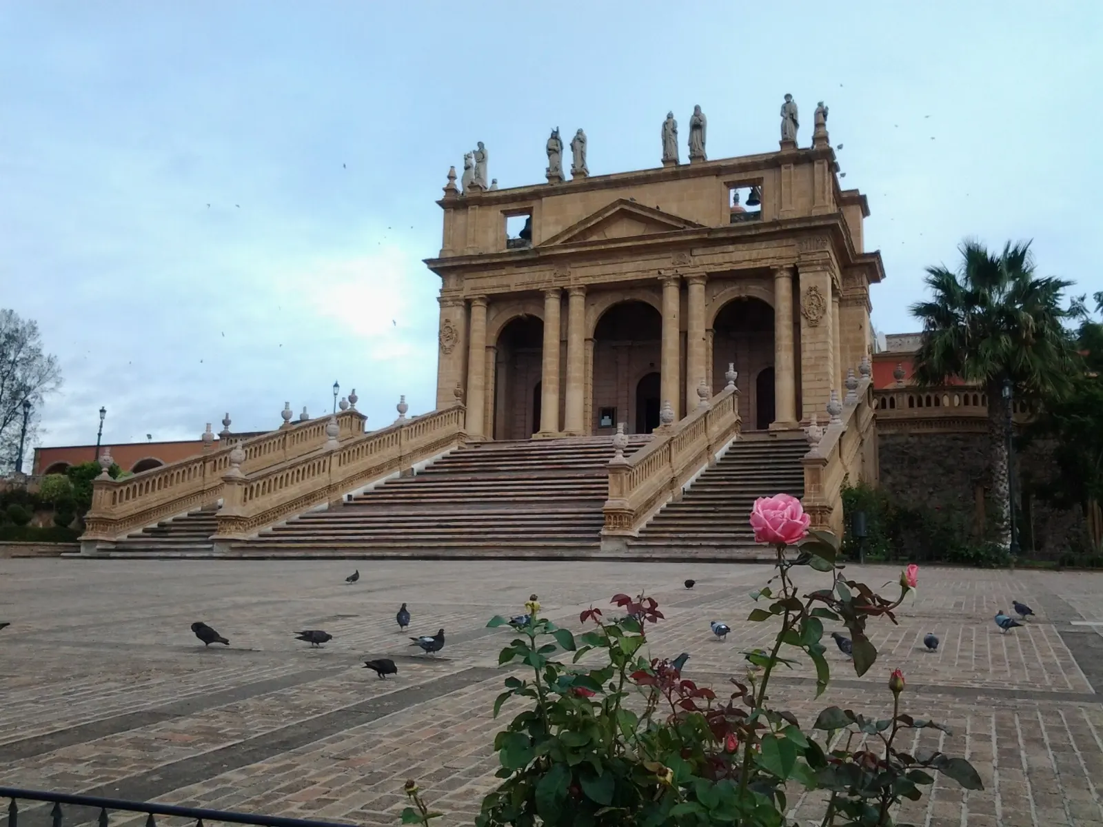 Templo del Calvario in Lagos de Moreno at sunset, Jalisco