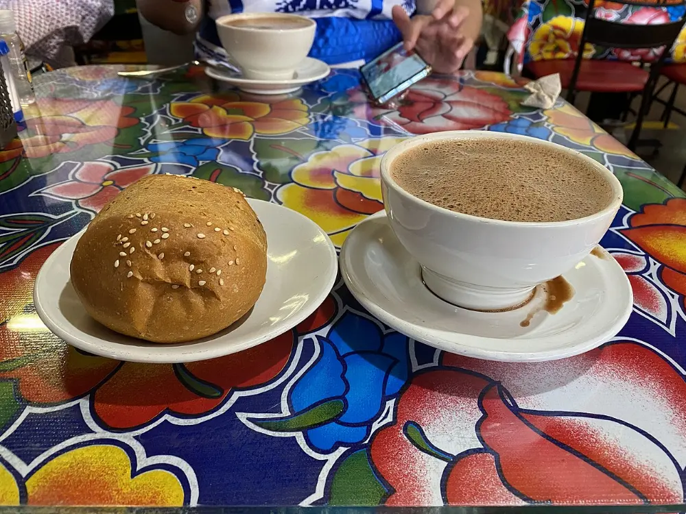 Pan de yema in Lagunas de Chacahua, Oaxaca