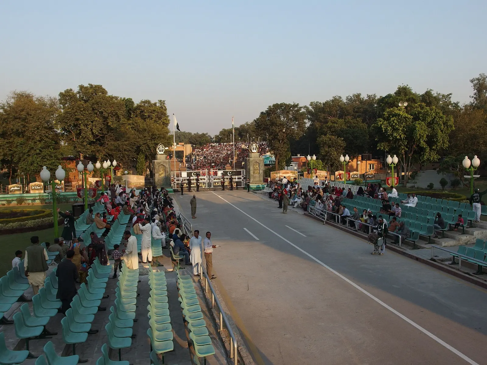 Wagah border ceremony, Lahore, Pakistan
