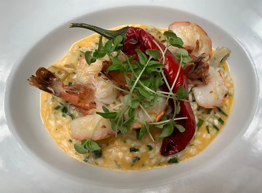 Risotto in Lake Como, Italy
