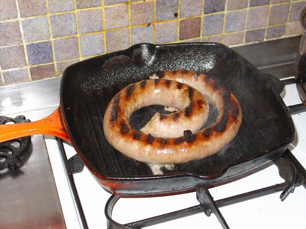 Cumberland sausage in Lake District, England