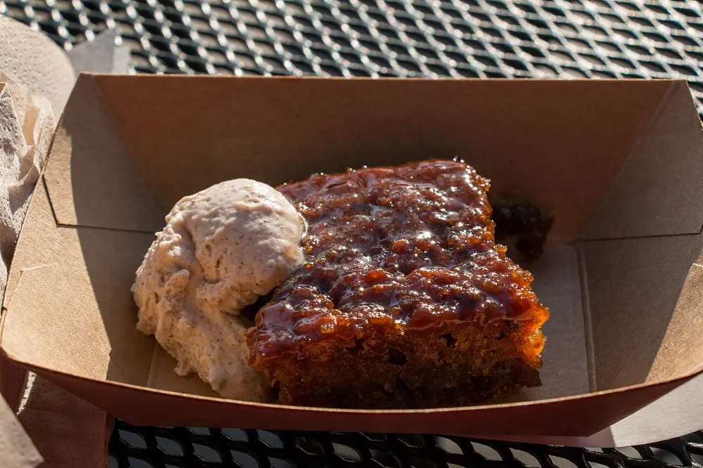 Sticky toffee pudding in Lake District, England