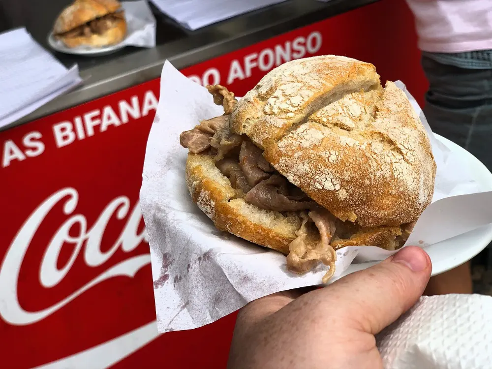 Bifana in Lisbon, Portugal