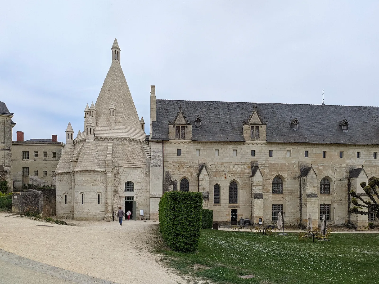 The Romanesque abbey church and cloister buildings of the Royal Abbey of Fontevraud, Loire Valley, France