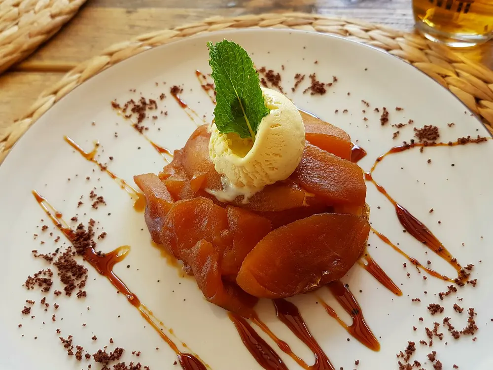 Tarte tatin in Loire Valley, France