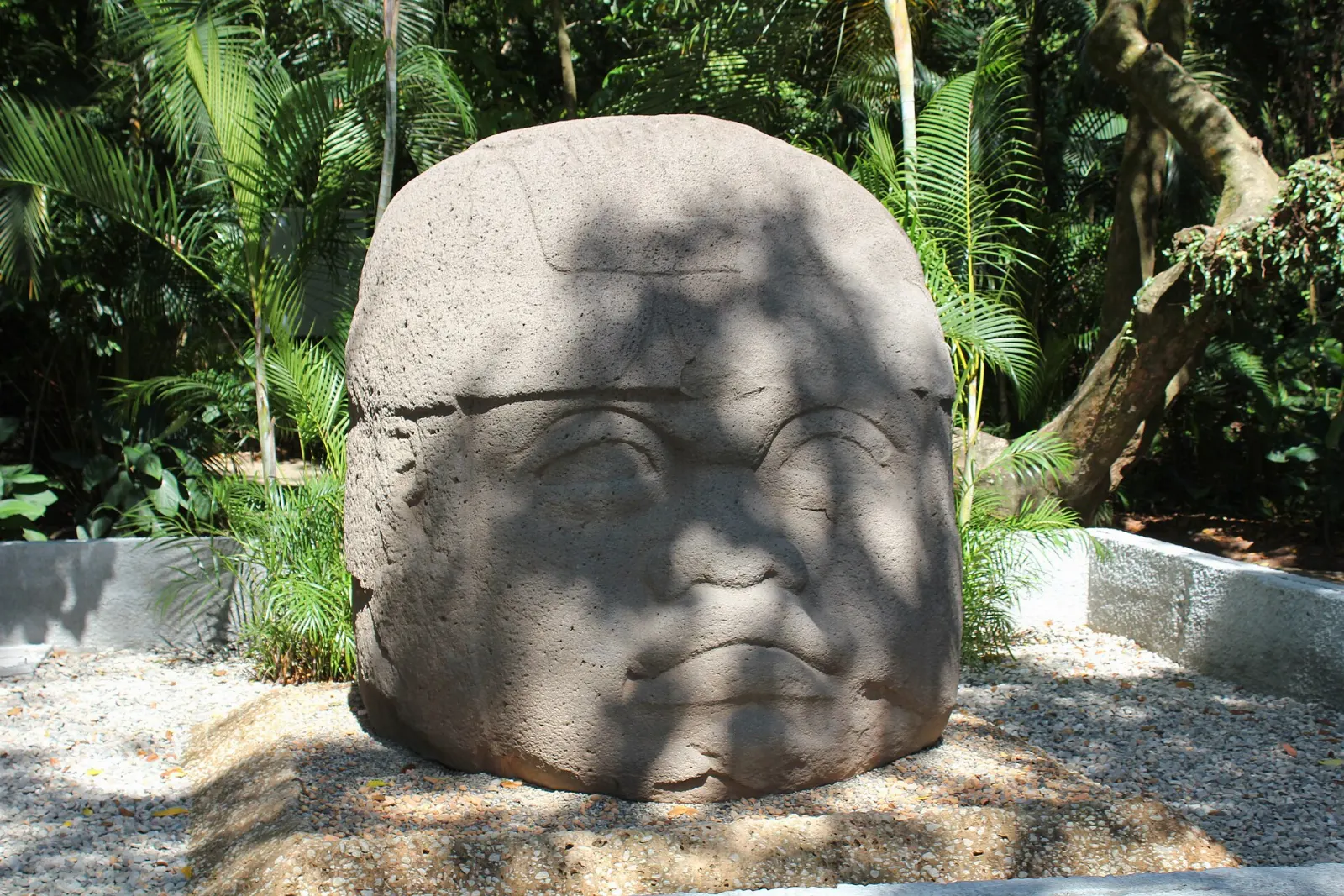 Olmec colossal head at Tres Zapotes, Los Tuxtlas, Veracruz