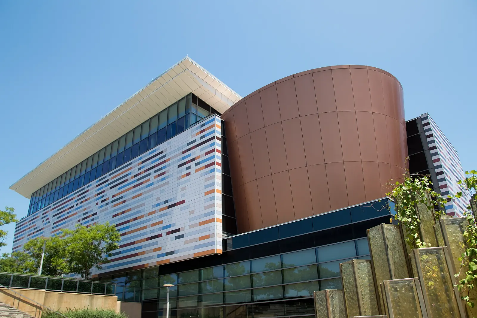 Exterior of the Muhammad Ali Center near the Louisville riverfront, Kentucky