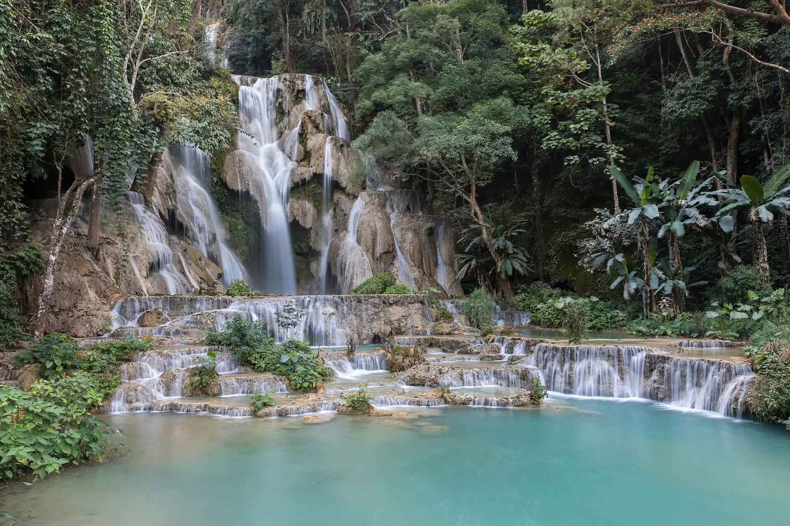 Kuang Si Falls, Luang Prabang, Laos