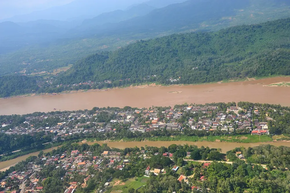 Luang Prabang peninsula, Luang Prabang, Laos