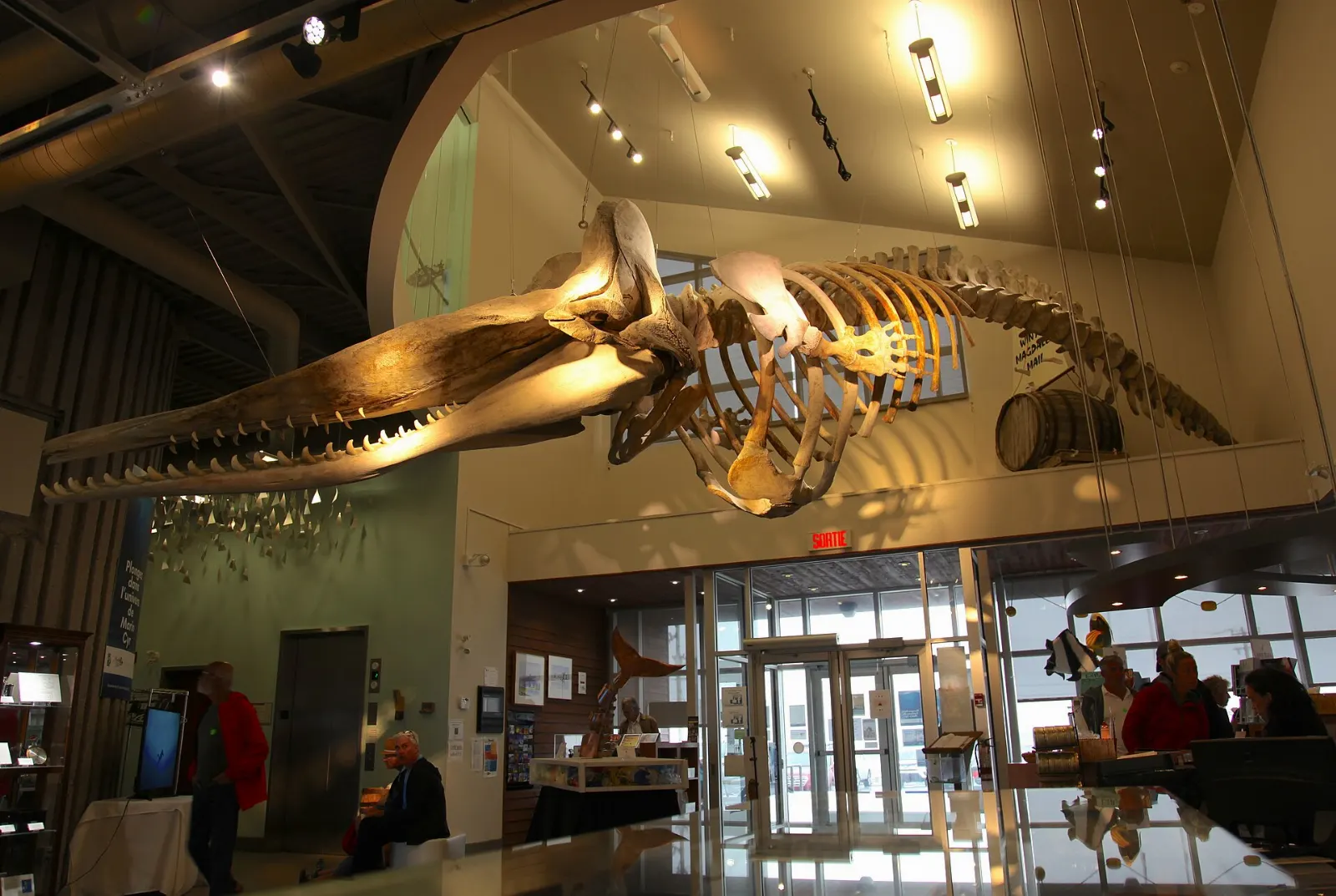 Museum of the Sea building in Havre-Aubert, Magdalen Islands, Quebec