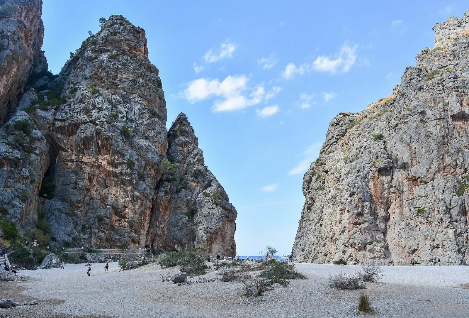 Sa Calobra and the Torrent de Pareis, Mallorca, Spain