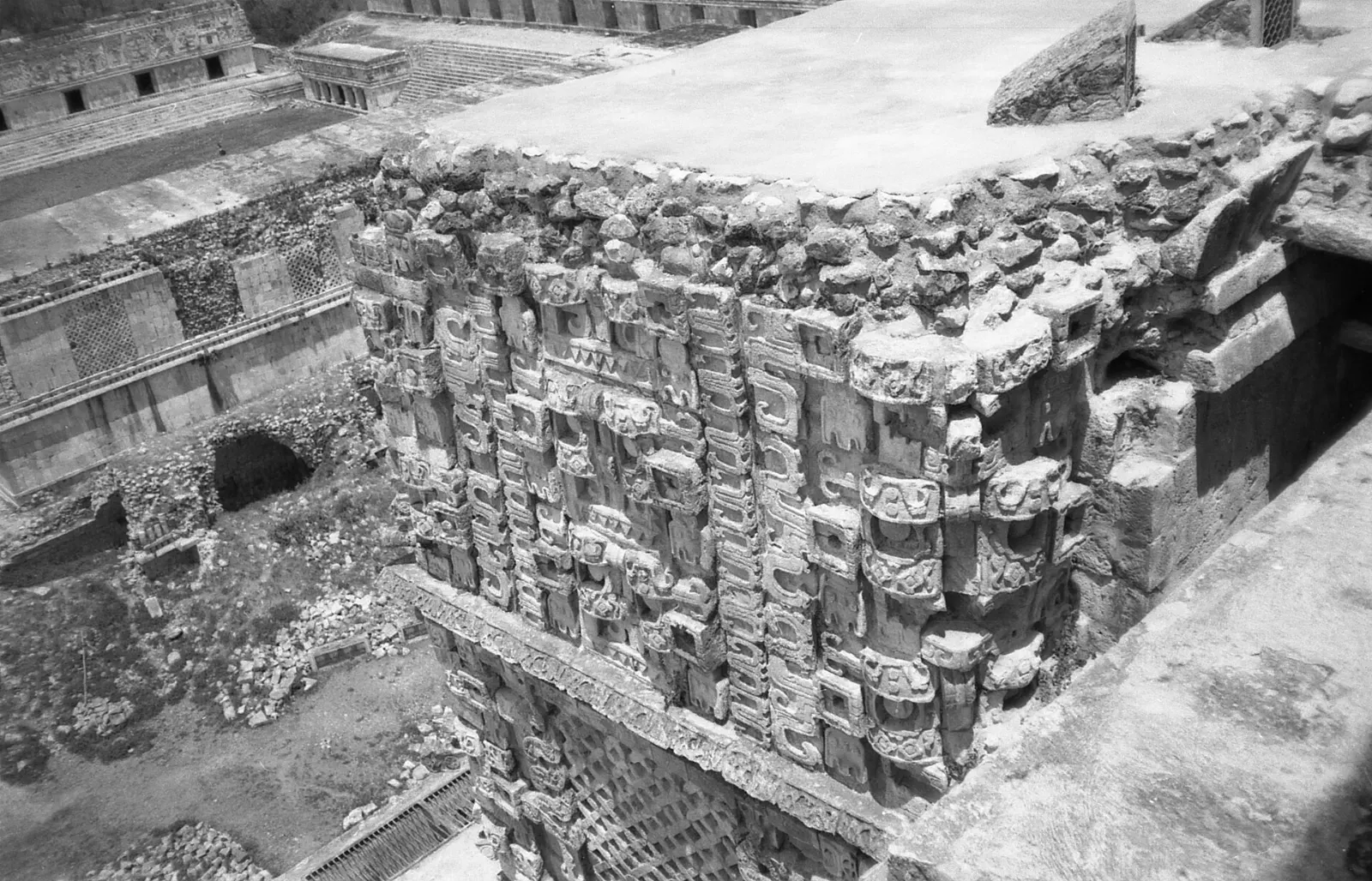 Pyramid of the Magician at Uxmal, Maní, Yucatán