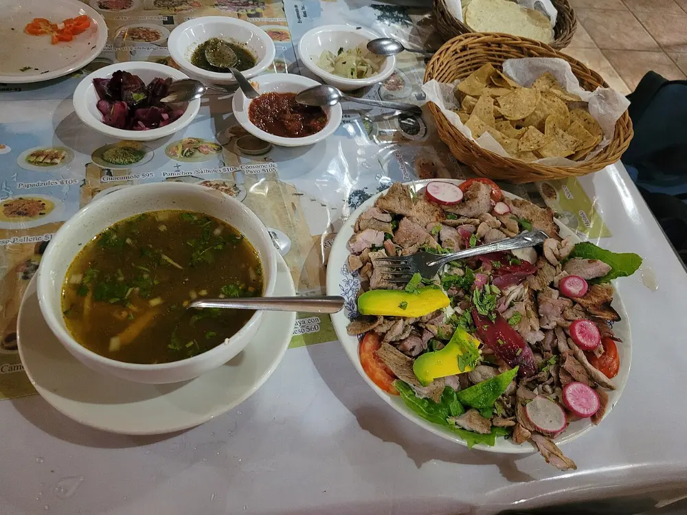 Sopa de lima in Maní, Yucatán