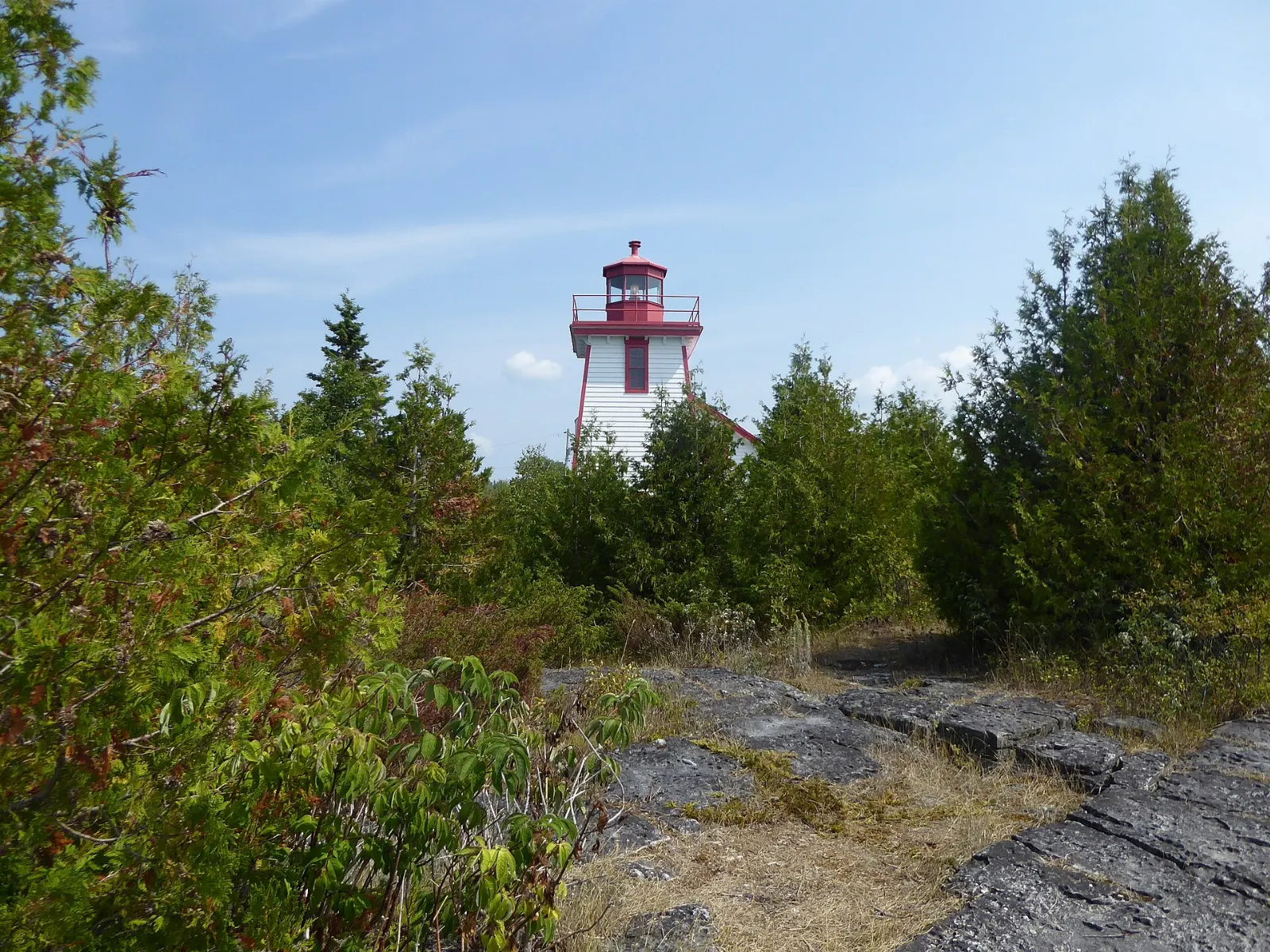 Lighthouse at the western tip of Manitoulin Island, Ontario