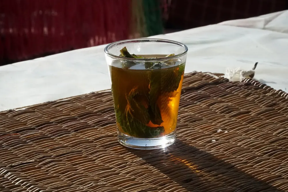 Mint tea in Marrakech, Morocco