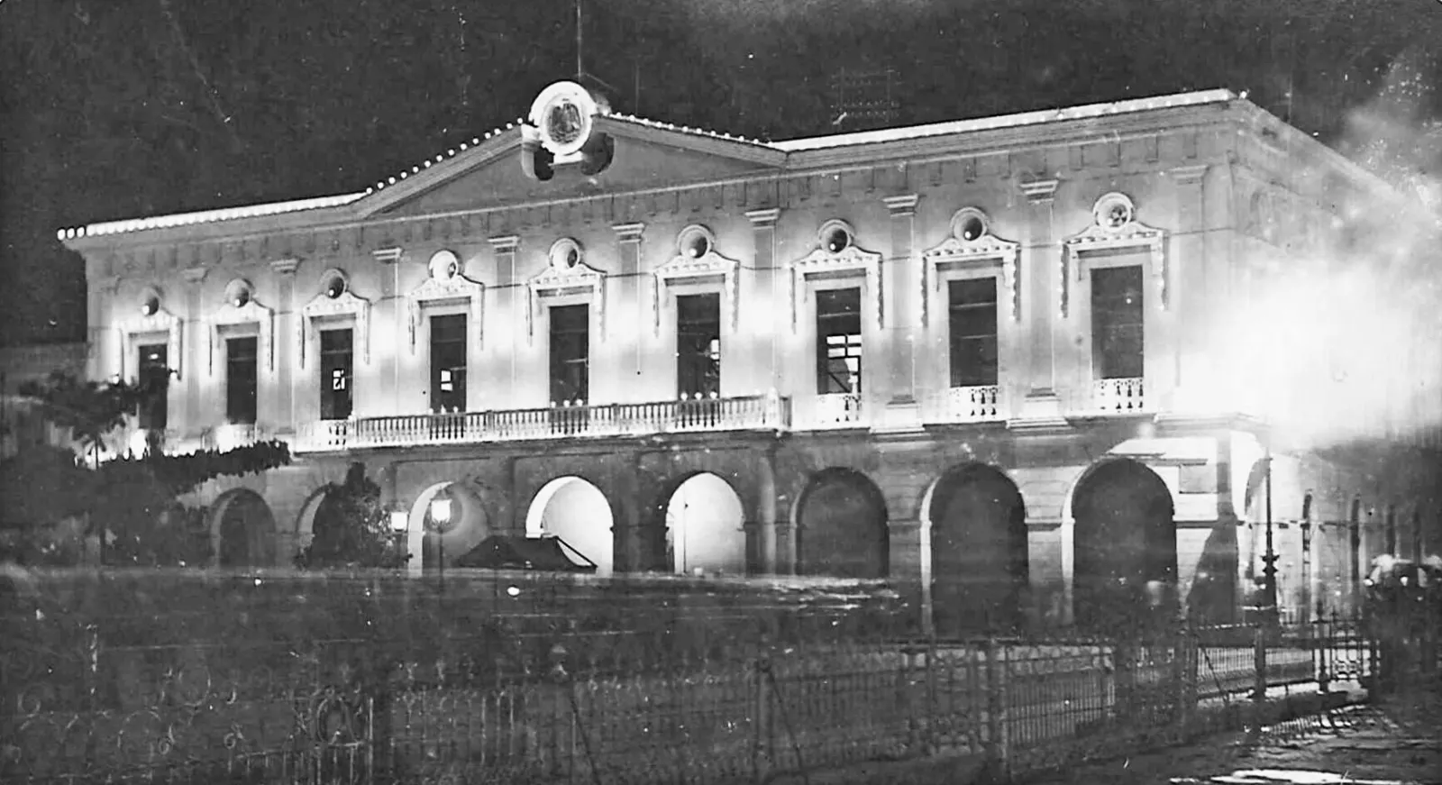 Neoclassical Governor's Palace on the north side of the Plaza Grande in Mérida, Yucatán