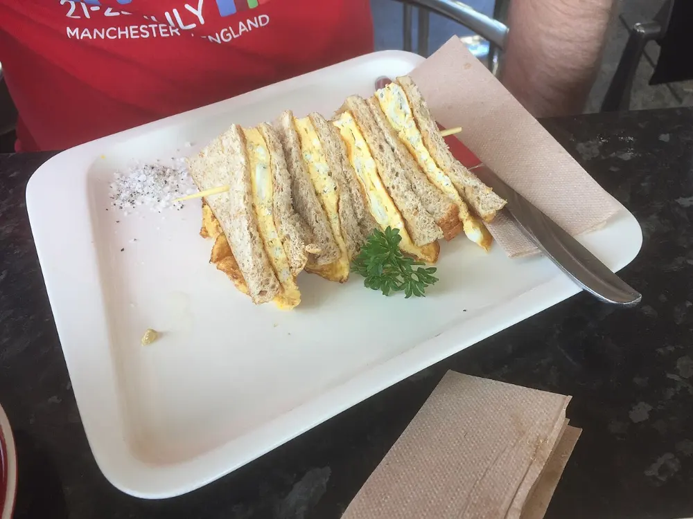 Whitebait fritter in Milford Sound, New Zealand