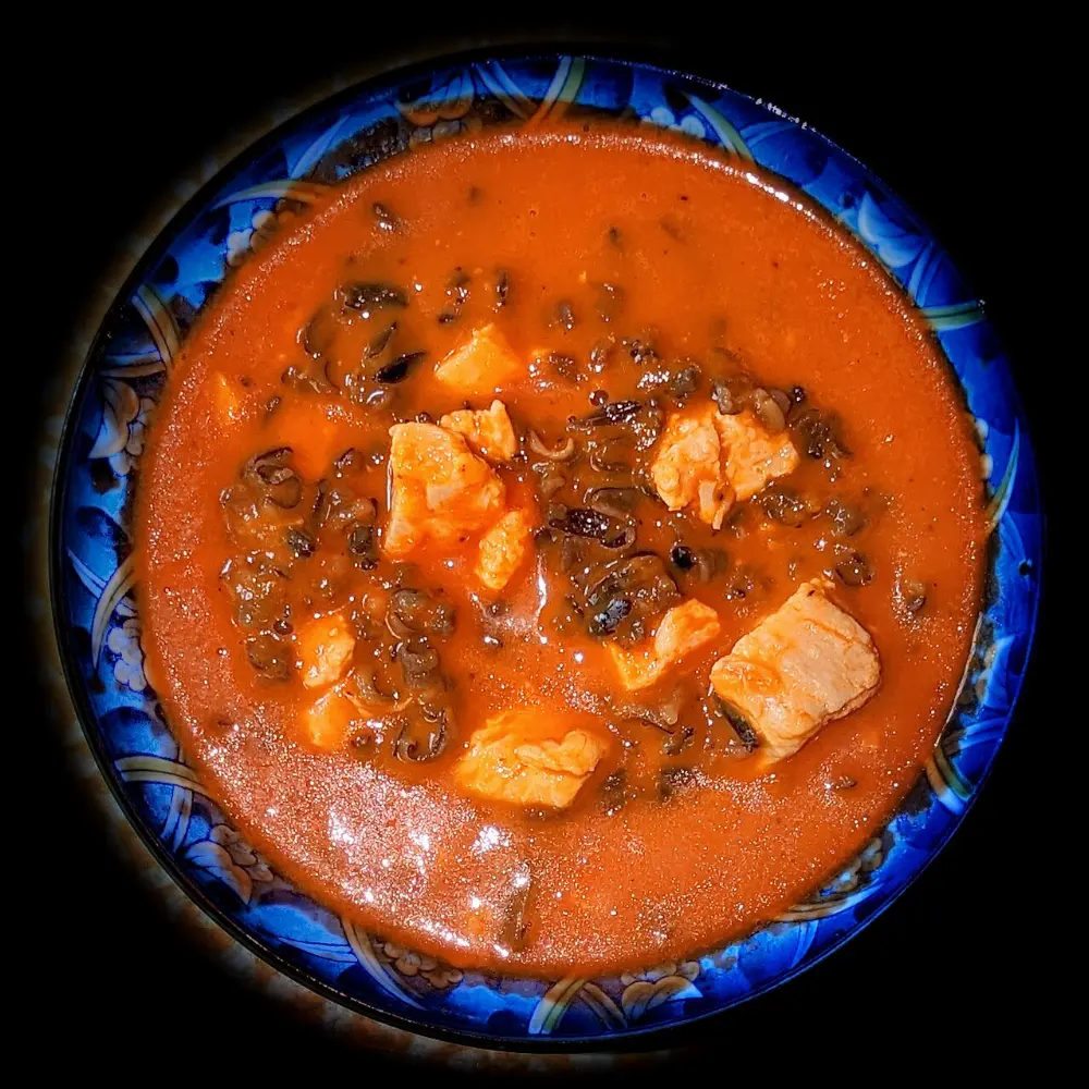 Wild rice soup in Minneapolis, Minnesota