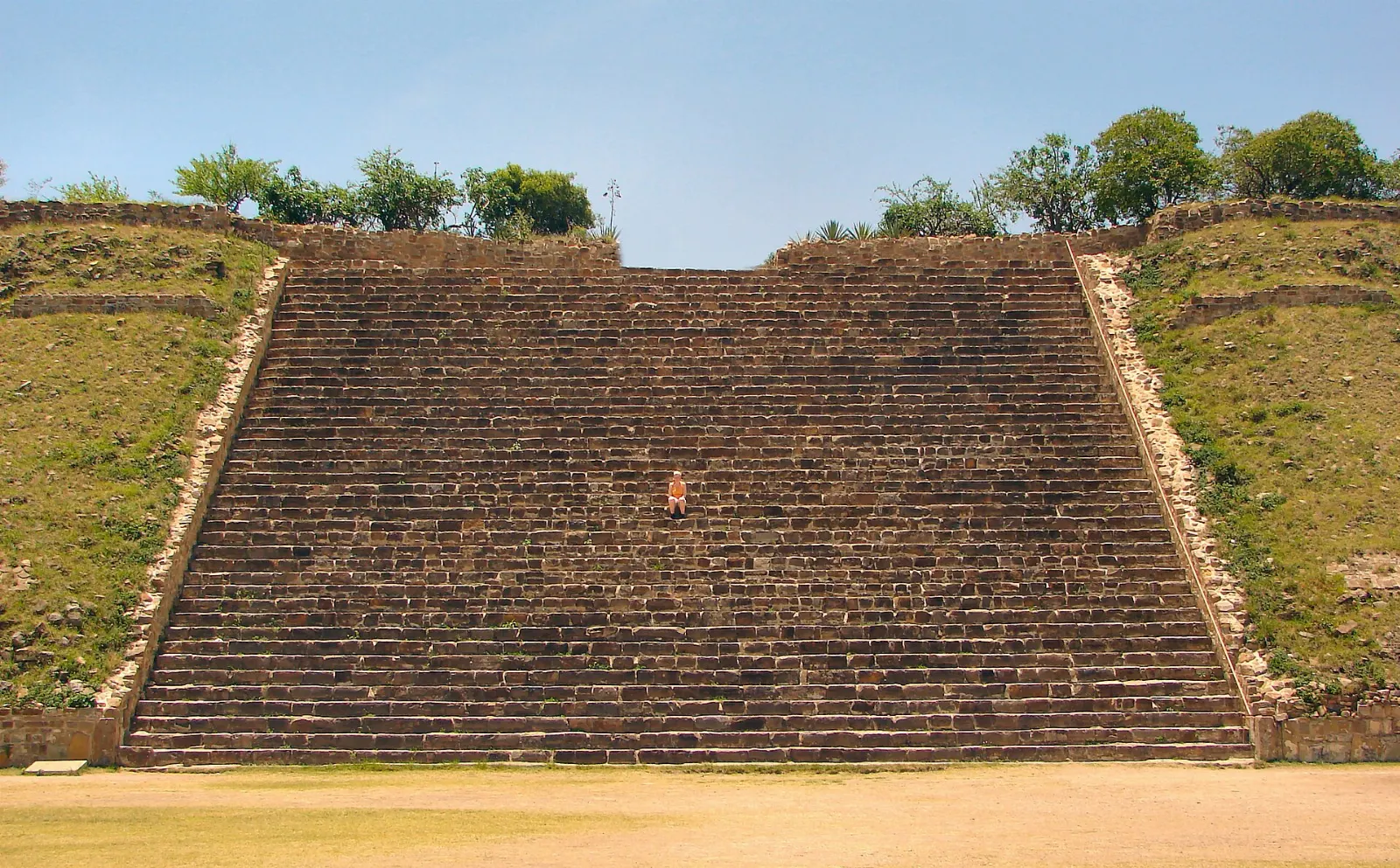 View from the South Platform at Monte Albán, Oaxaca