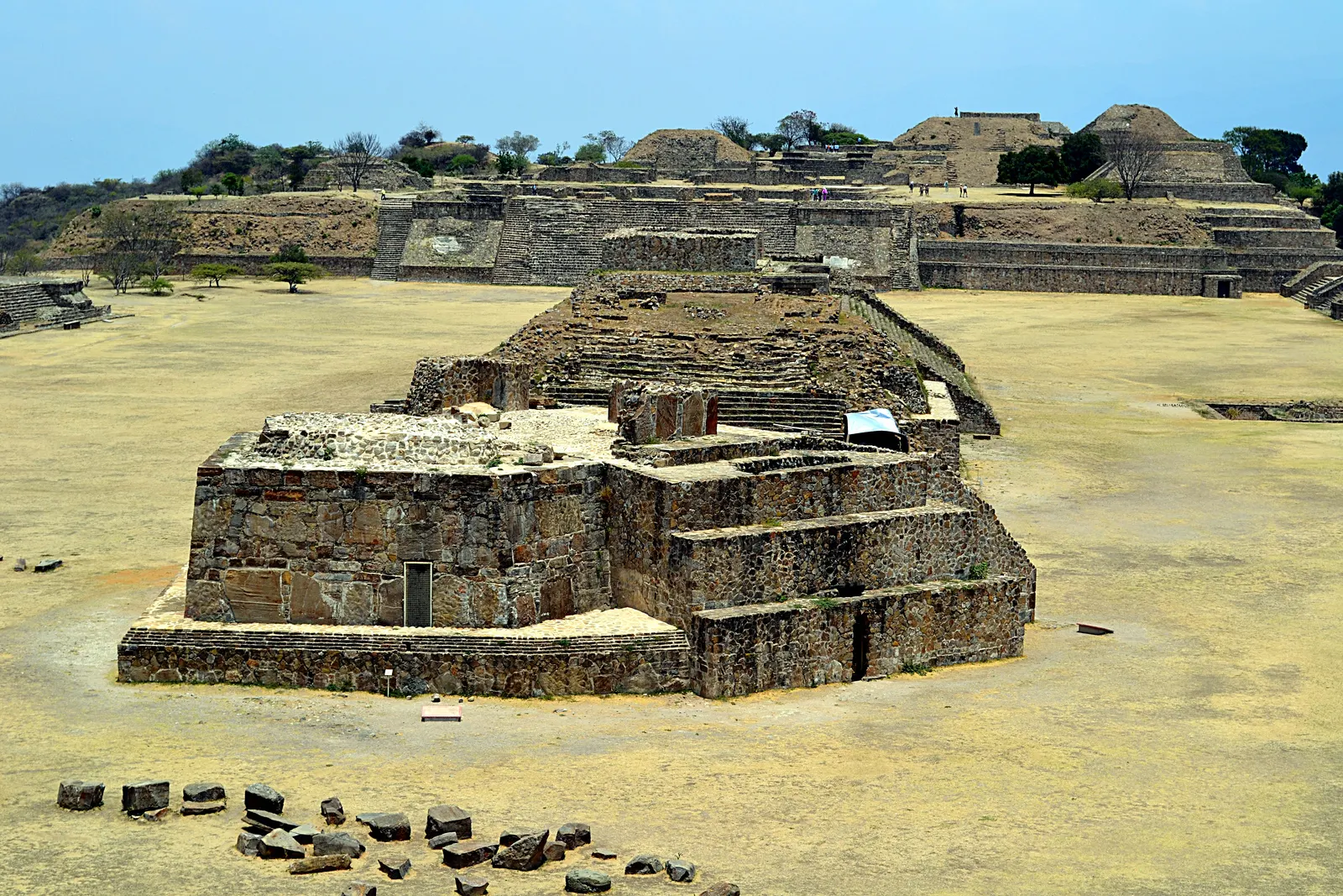 Arrow-shaped Building J at Monte Albán, Oaxaca