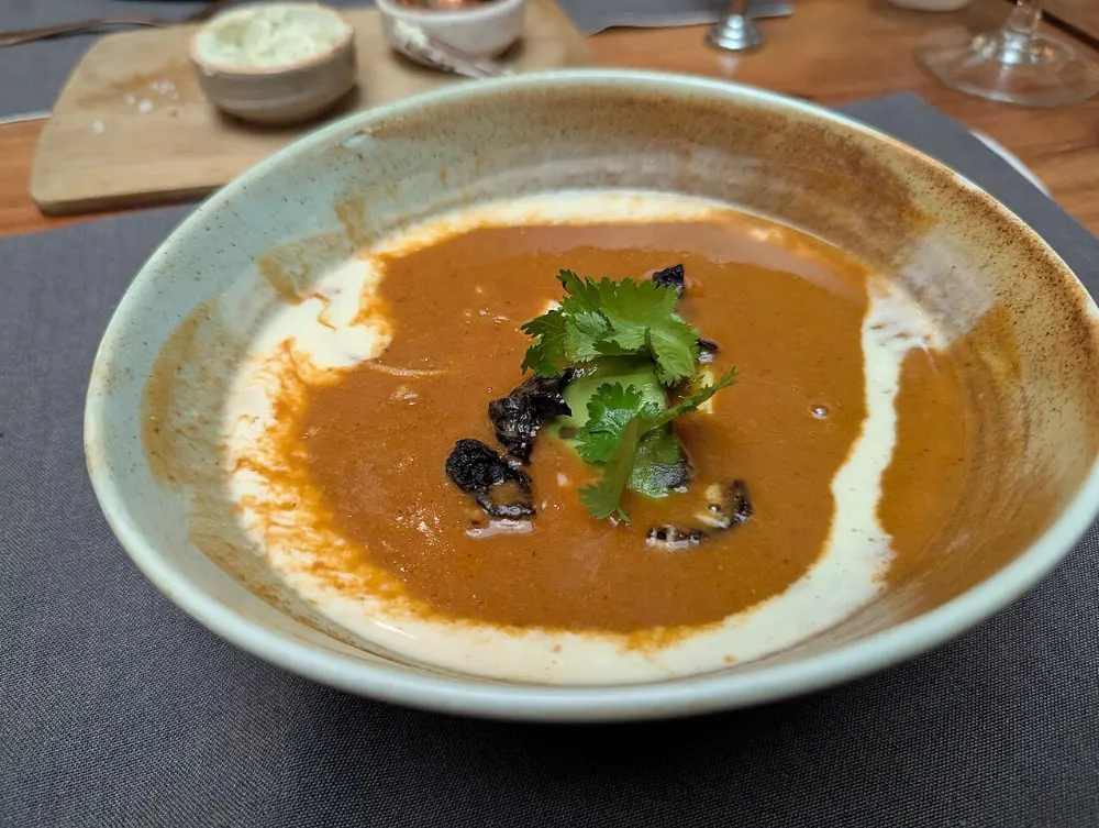 Sopa tarasca in Morelia, Michoacán