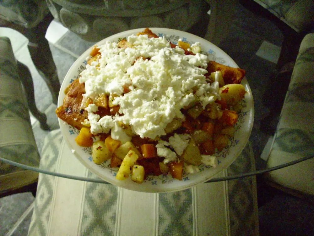 Enchiladas morelianas in Morelia, Michoacán