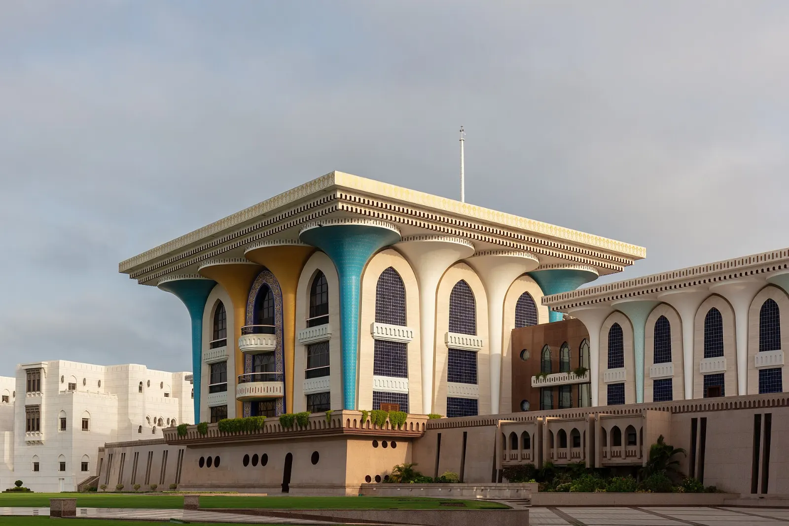 Al Alam Palace and the twin forts, Muscat, Oman