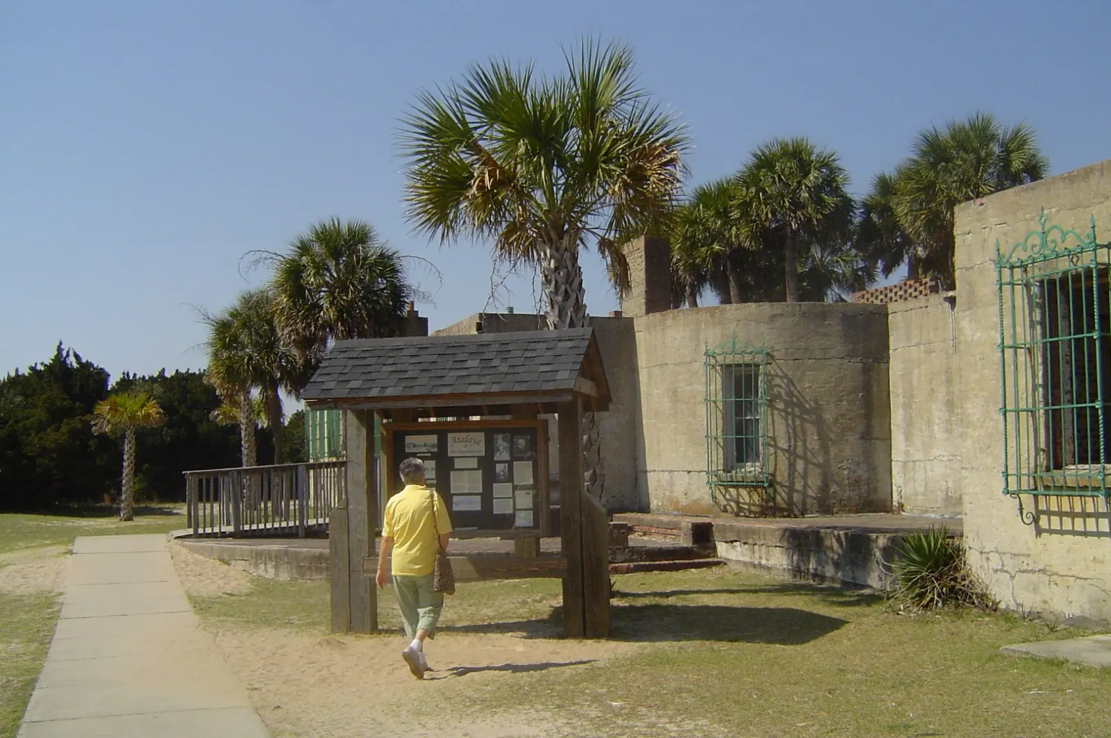 Moorish-style brick courtyard and tower of Atalaya, Myrtle Beach, South Carolina