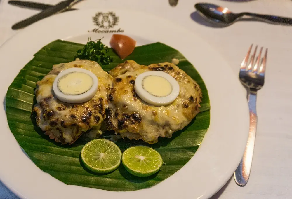Deviled crab in Myrtle Beach, South Carolina