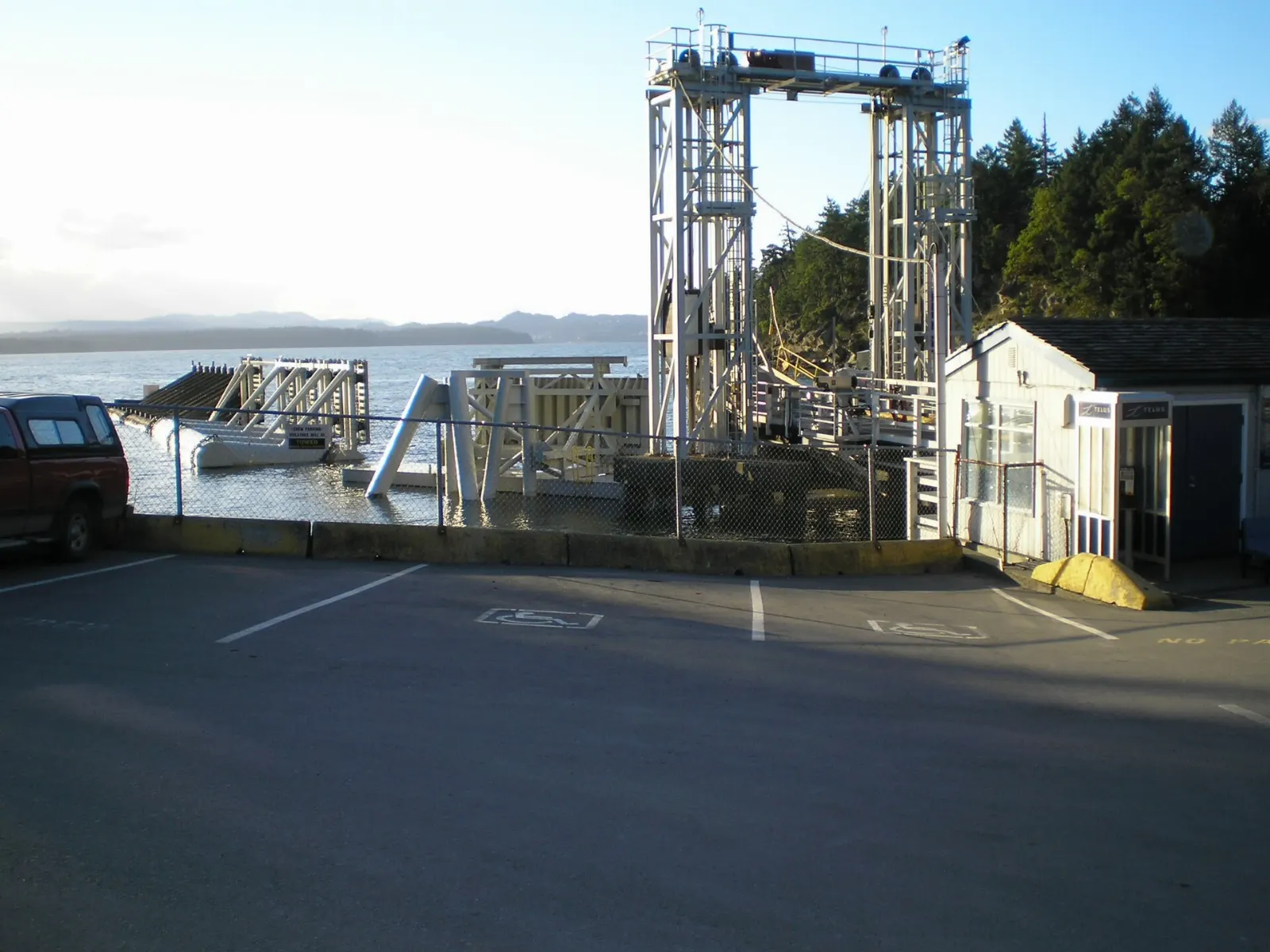 A BC Ferries vessel arriving at Gabriola Island from Nanaimo, British Columbia