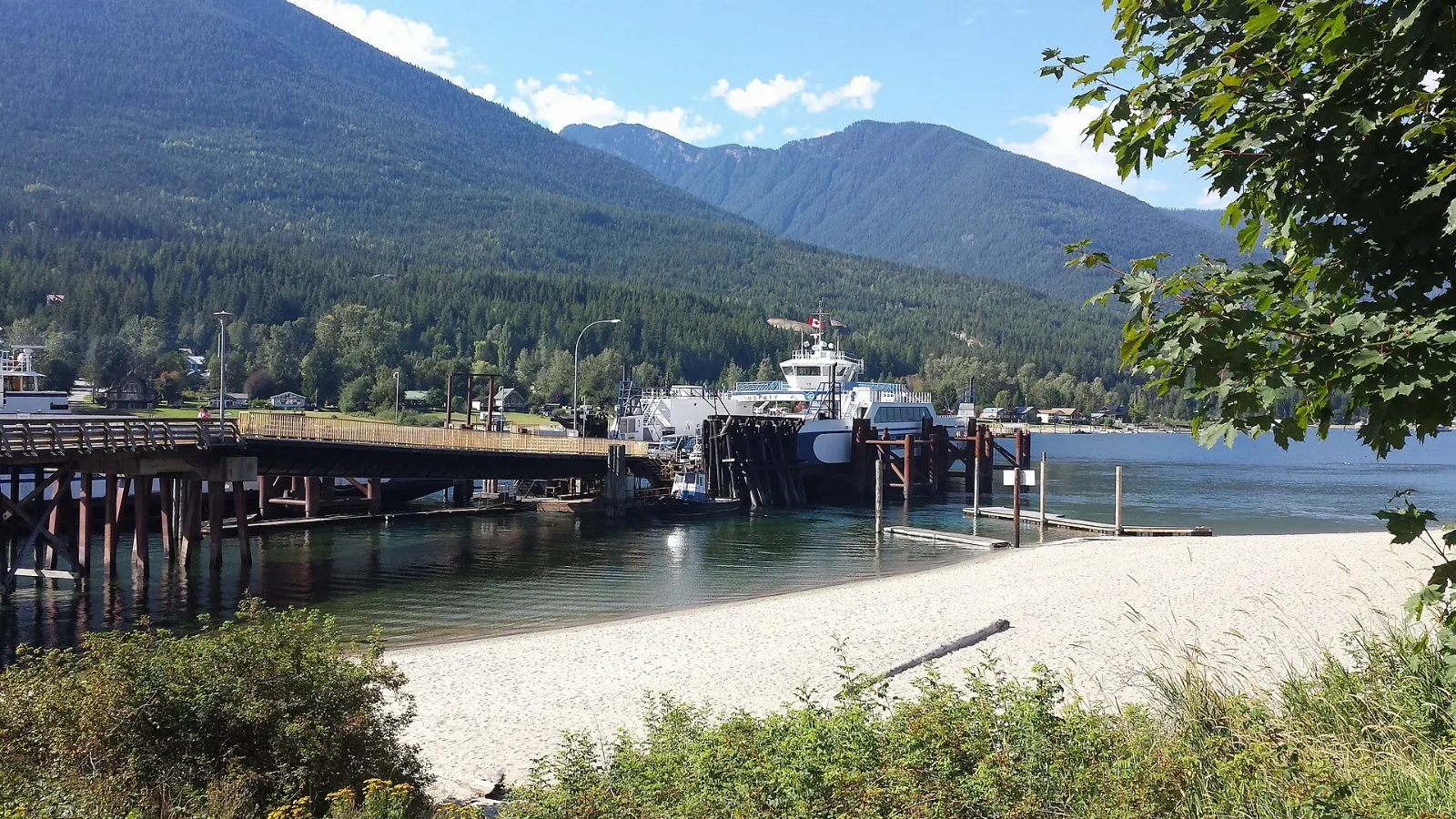 Kootenay Lake Ferry, Nelson, British Columbia, Canada