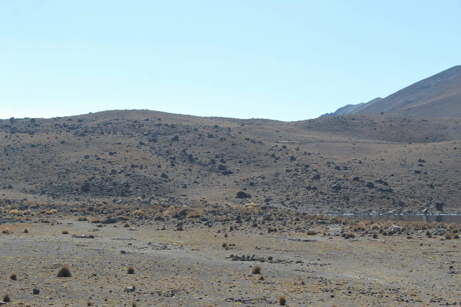 Laguna de la Luna seen from the crater rim, Nevado de Toluca, State of Mexico