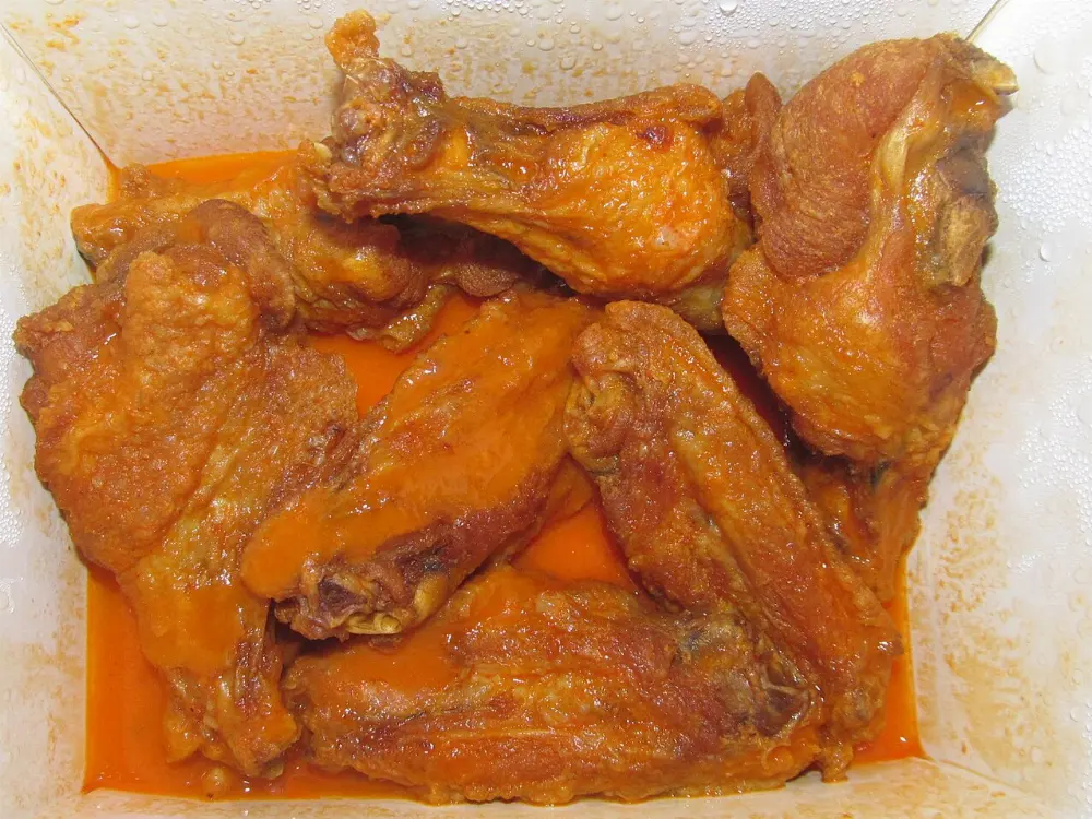 Chicken wings in Niagara Falls, New York