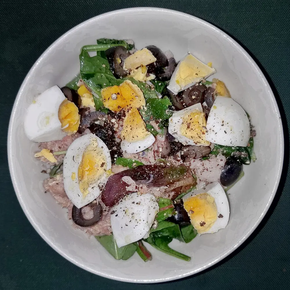 Salade niçoise in Nice and the French Riviera, France