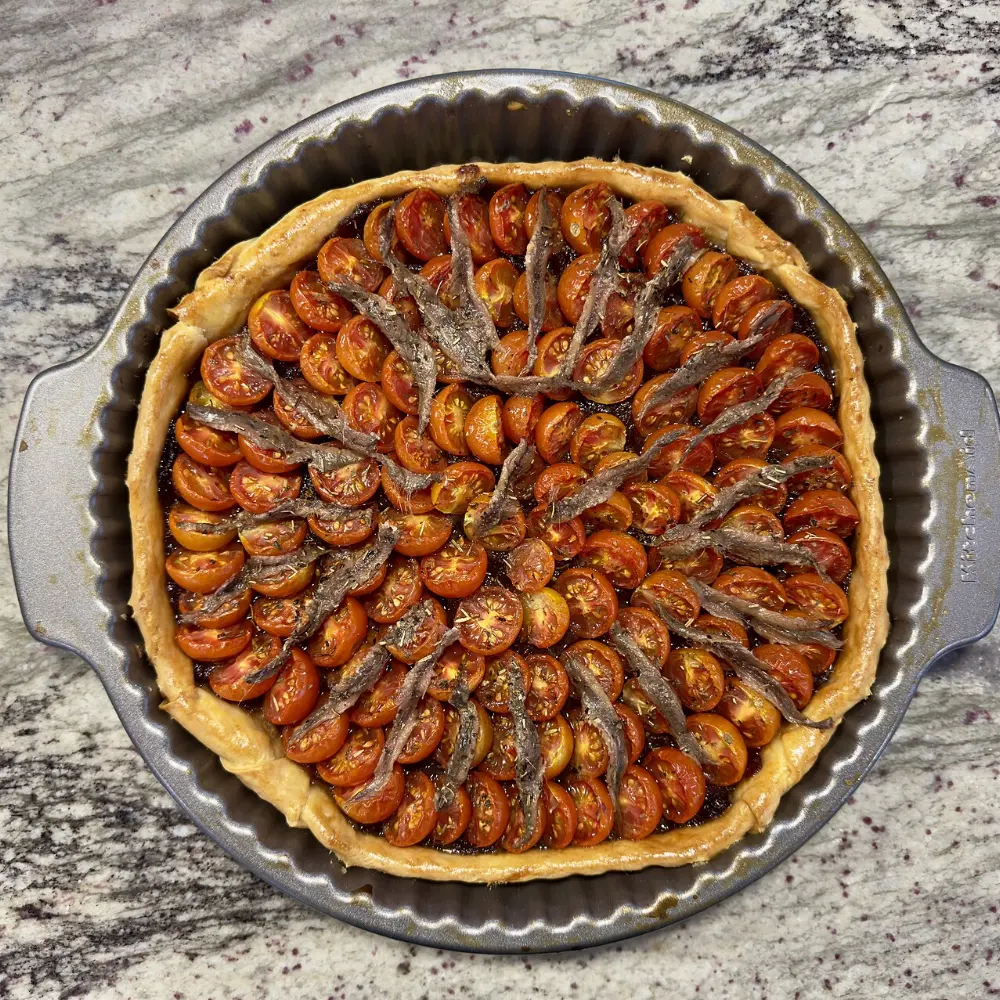 Pissaladière in Nice and the French Riviera, France