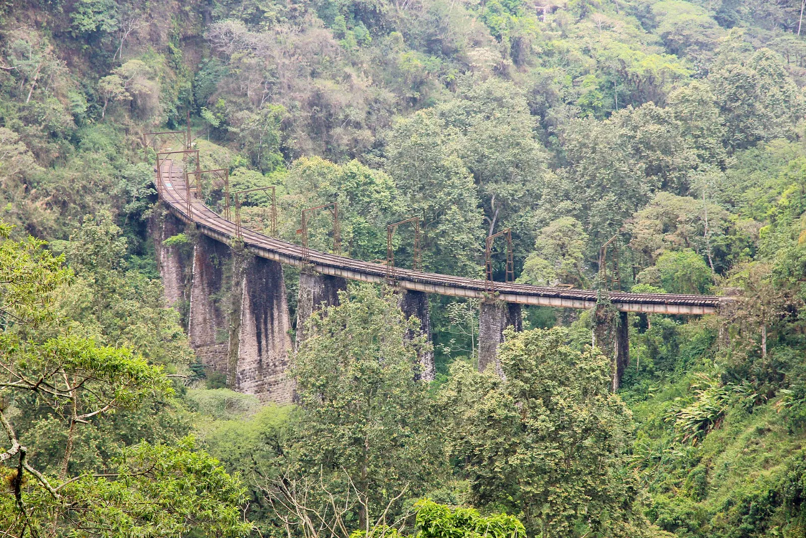 The Metlac bridge crossing a canyon between Orizaba and Córdoba, Veracruz