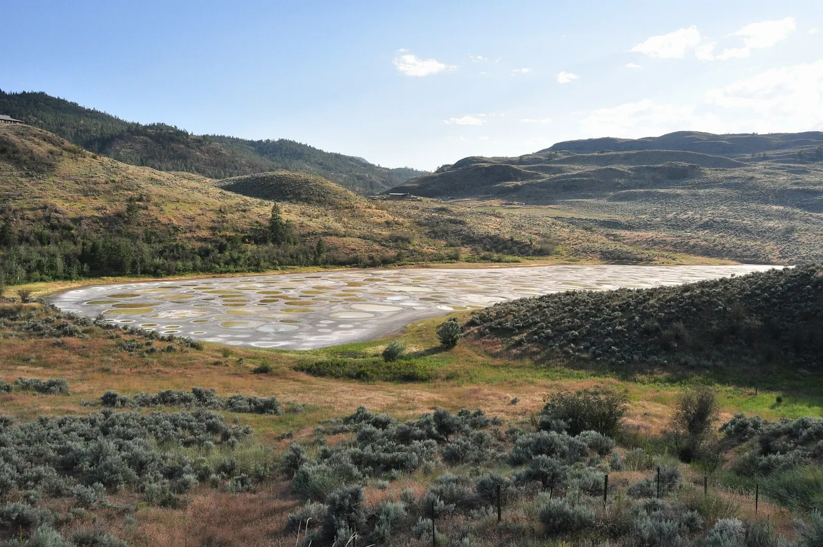 Spotted Lake, Osoyoos, British Columbia, Canada