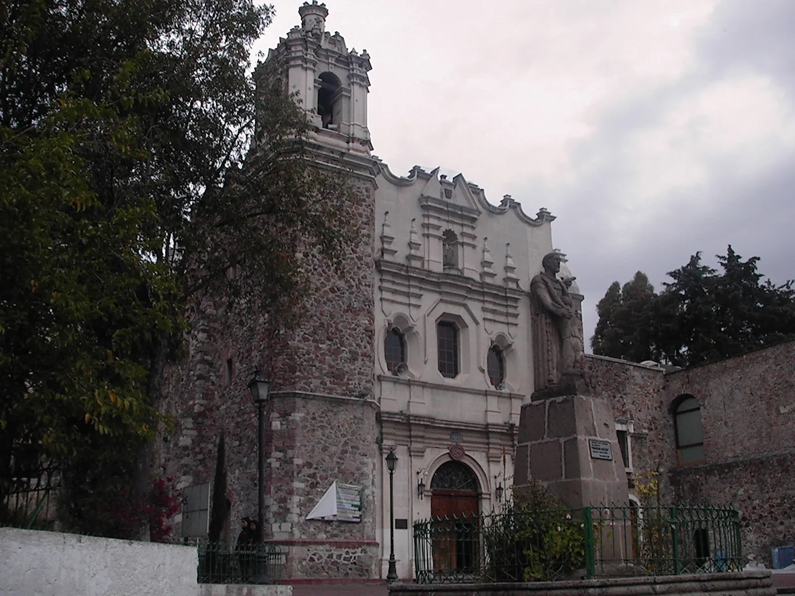 Baroque facade of the former San Francisco convent in Pachuca, Hidalgo