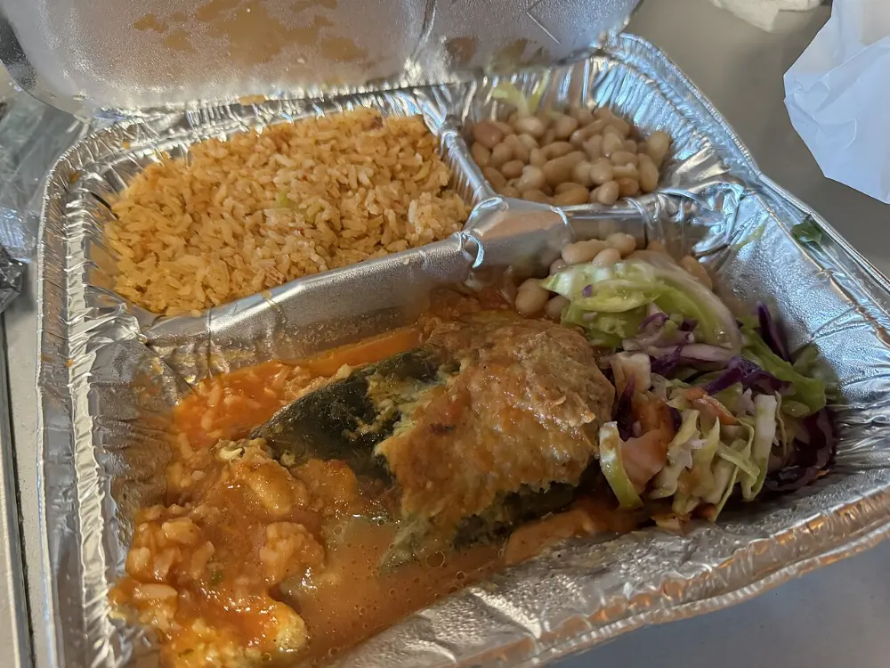 Chile rellenos in Palm Springs, California